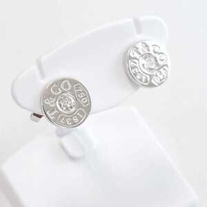 TIFFANY 18k Silver Diamond Earrings